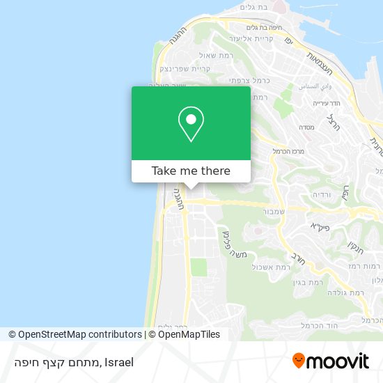 Карта מתחם קצף חיפה
