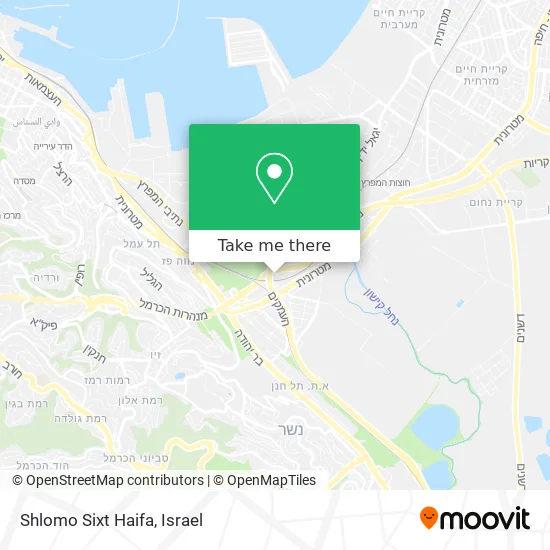 Карта Shlomo Sixt Haifa