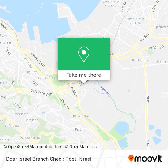 Карта Doar Israel Branch Check Post