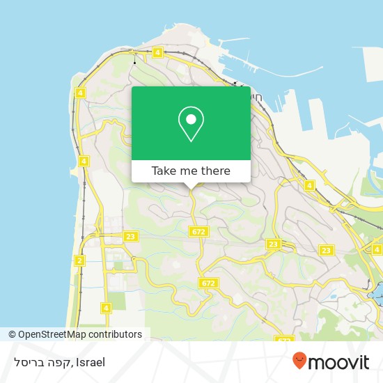 קפה בריסל map