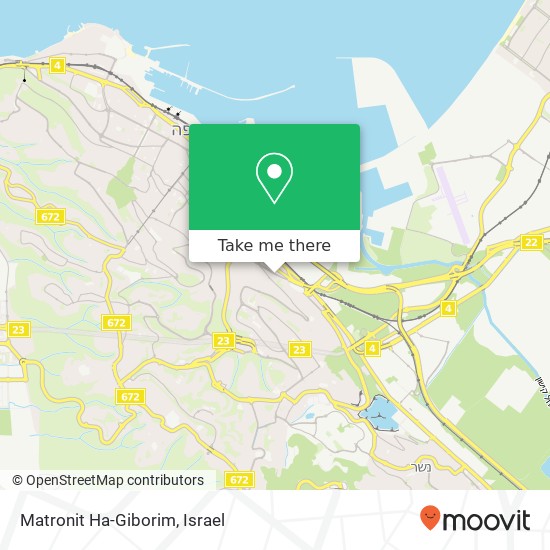 Карта Matronit Ha-Giborim