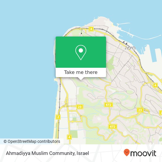 Ahmadiyya Muslim Community map