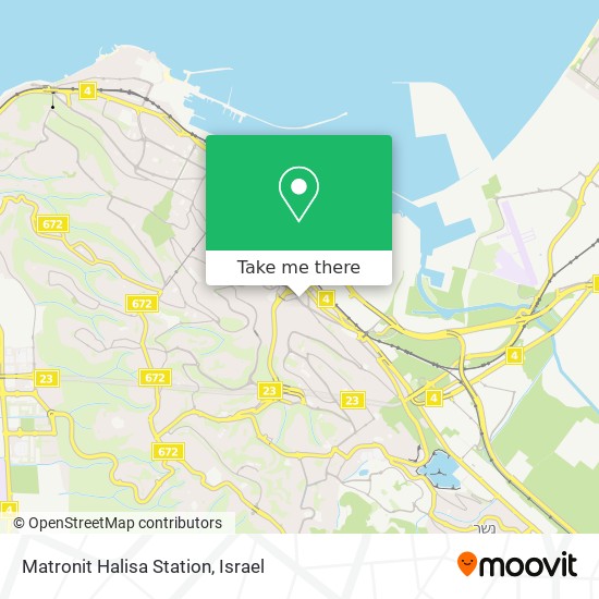 Карта Matronit Halisa Station