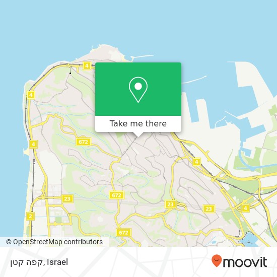 קפה קטן map