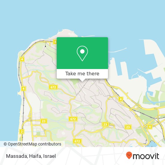 Massada, Haifa map