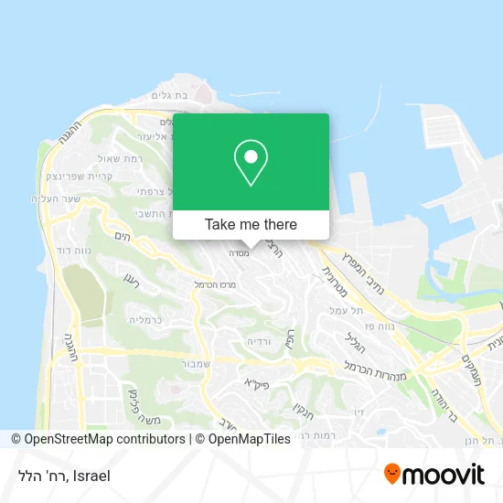 Карта רח' הלל