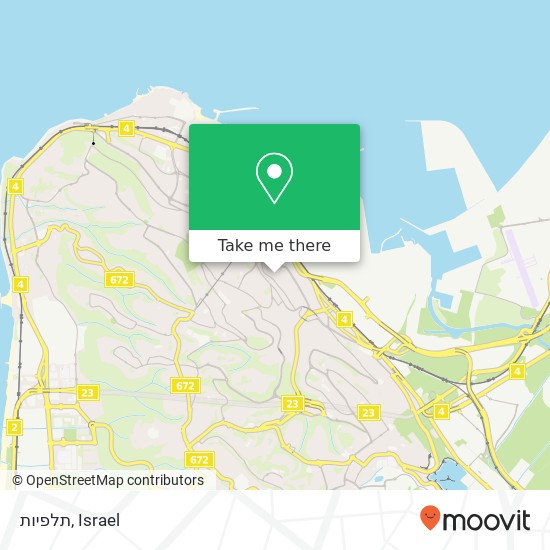 תלפיות map