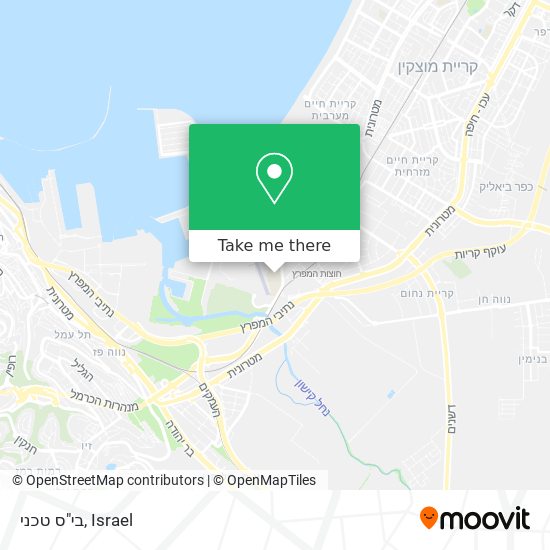 בי"ס טכני map