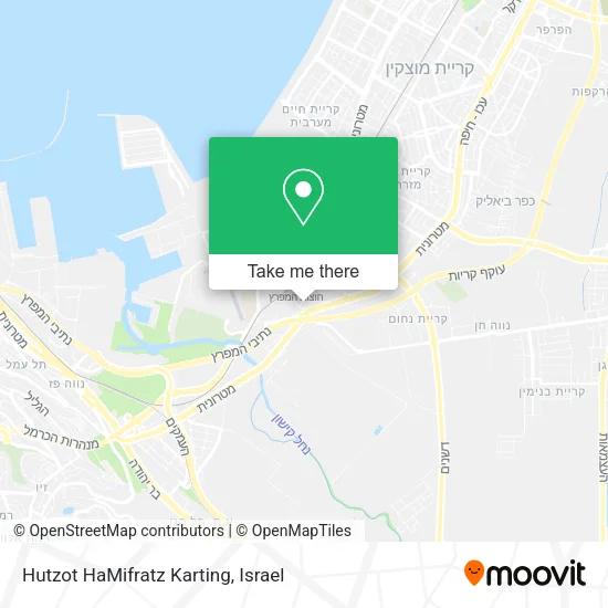 Карта Hutzot HaMifratz Karting