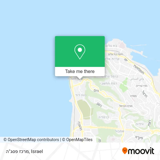 Карта מרכז פסג"ה