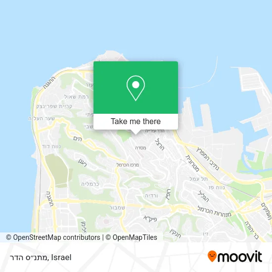 Карта מתנ״ס הדר