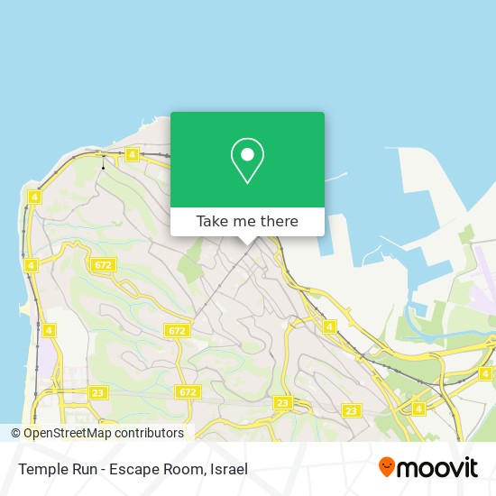 Temple Run - Escape Room map