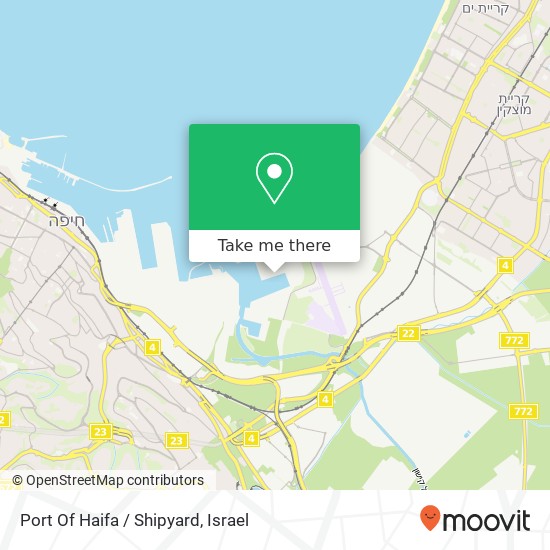 Port Of Haifa / Shipyard map