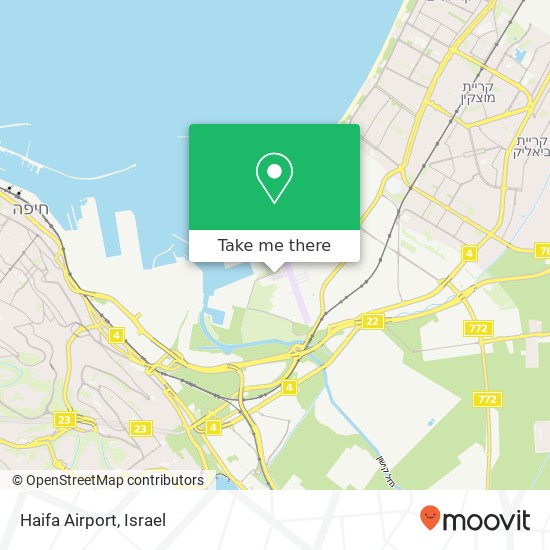 Карта Haifa Airport