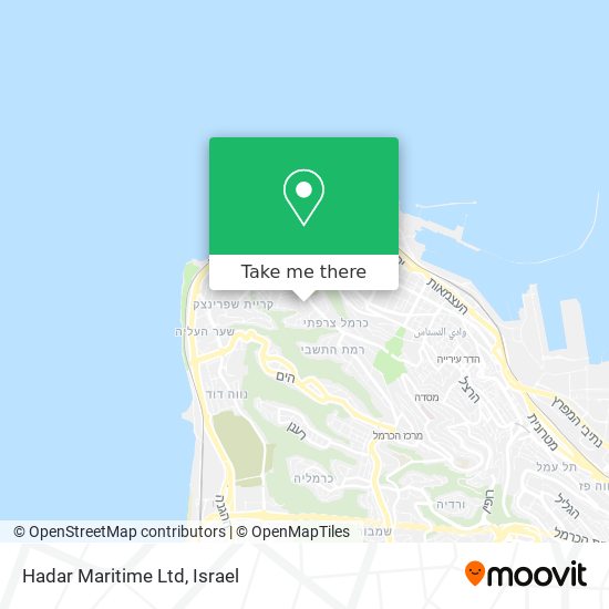 Карта Hadar Maritime Ltd