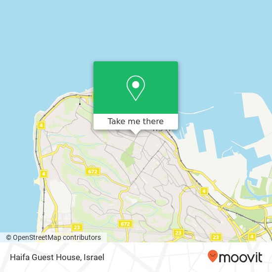 Haifa Guest House map