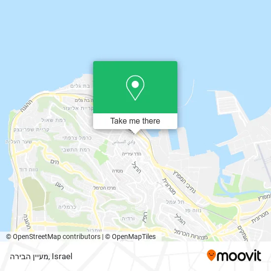 Карта מעיין הבירה