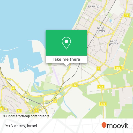 שופרסל דיל map