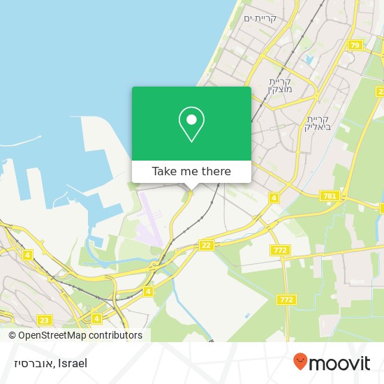 אוברסיז map