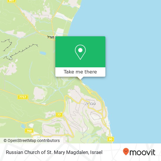 Russian Church of St. Mary Magdalen map