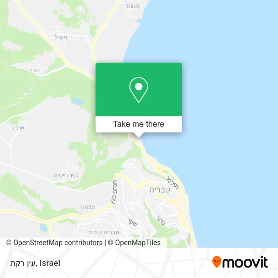 Карта עין רקת