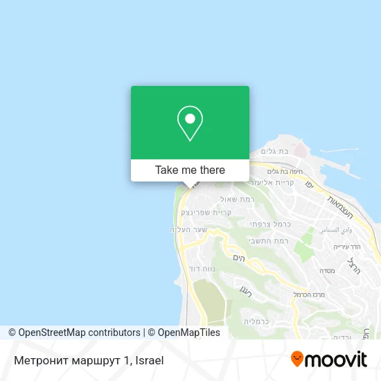 Карта Метронит маршрут 1