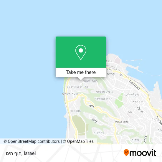 Карта חוף הים