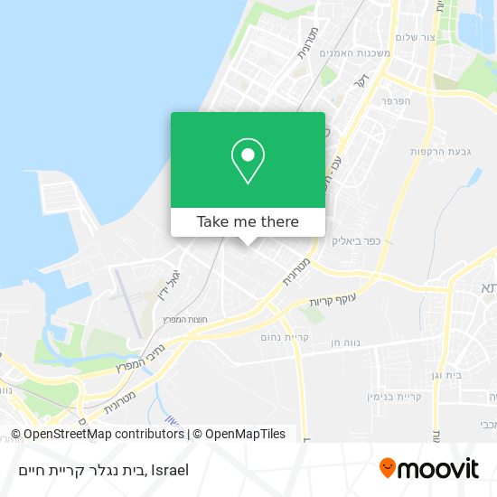 בית נגלר קריית חיים map