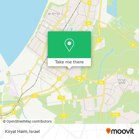 Kiryat Haim map