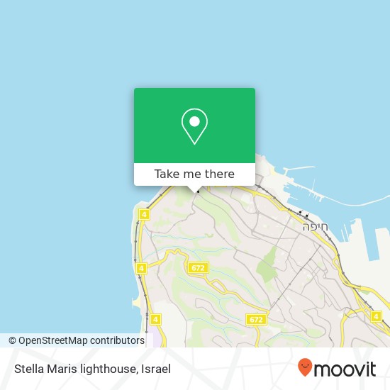 Stella Maris lighthouse map