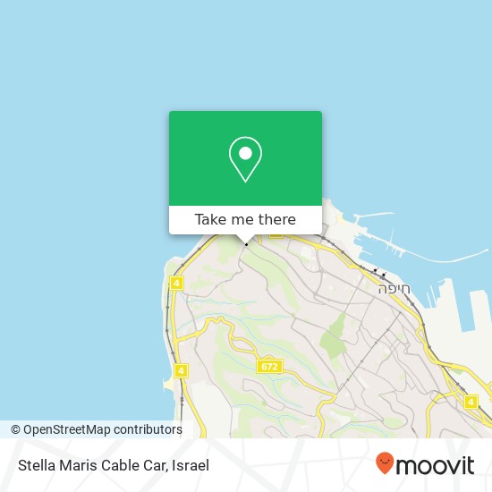 Карта Stella Maris Cable Car