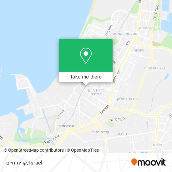 קרית חיים map