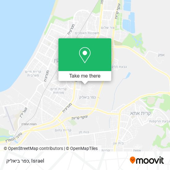 כפר ביאליק map