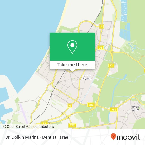 Dr. Dolkin Marina - Dentist map