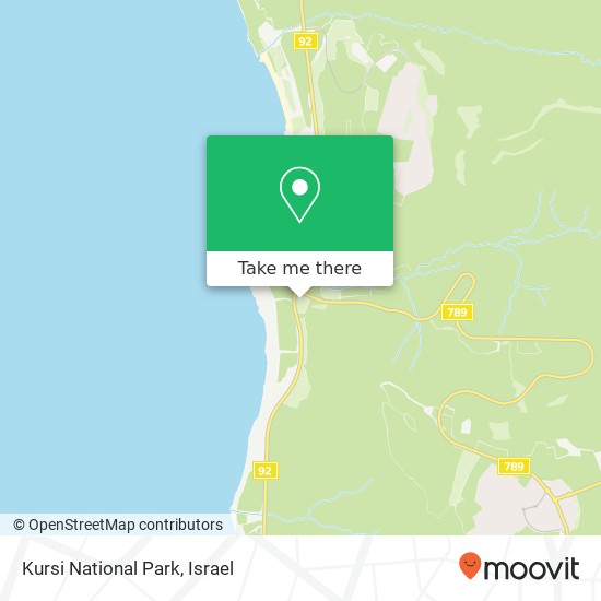 Карта Kursi National Park