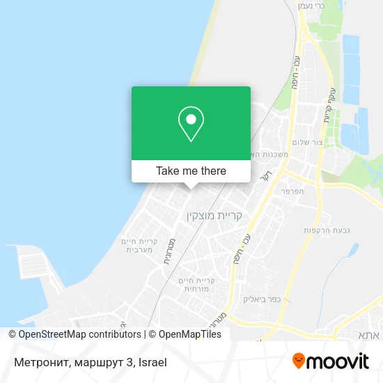 Карта Метронит, маршрут 3