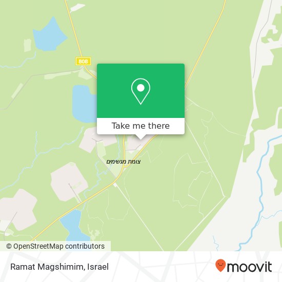 Карта Ramat Magshimim