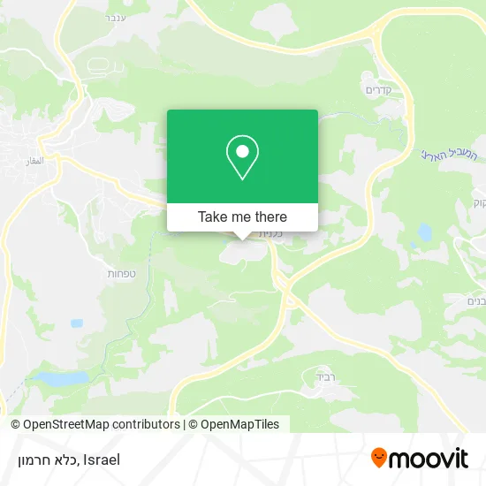 Карта כלא חרמון