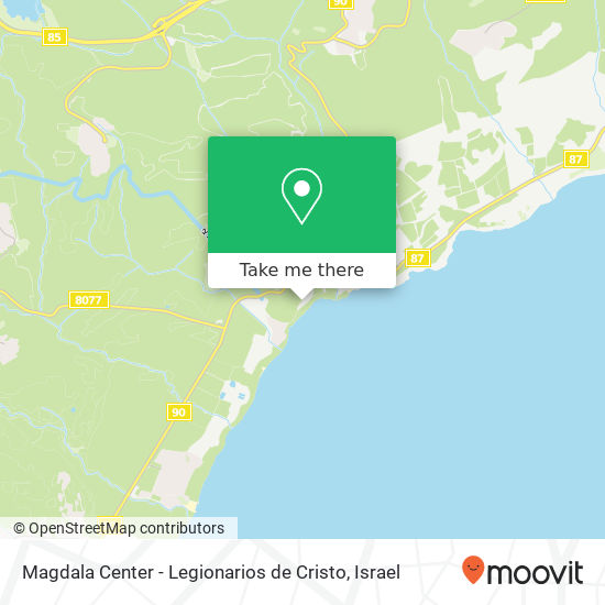 Magdala Center - Legionarios de Cristo map