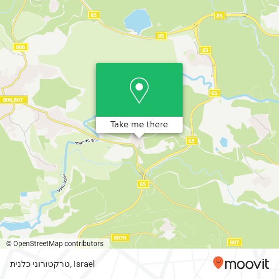 טרקטורוני כלנית map