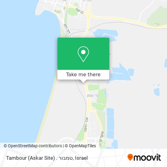 Карта Tambour (Askar Site) . טמבור