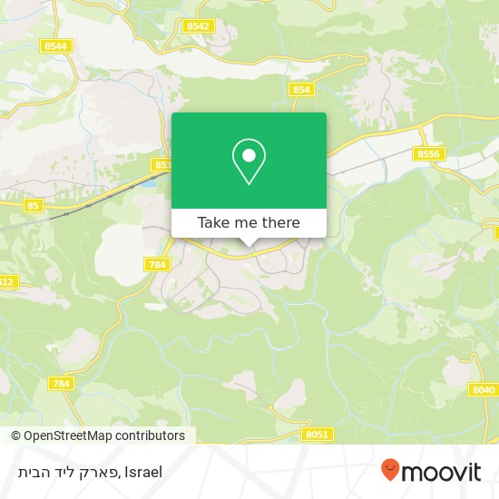 פארק ליד הבית map