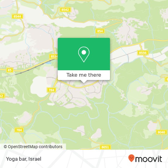 Yoga bar map