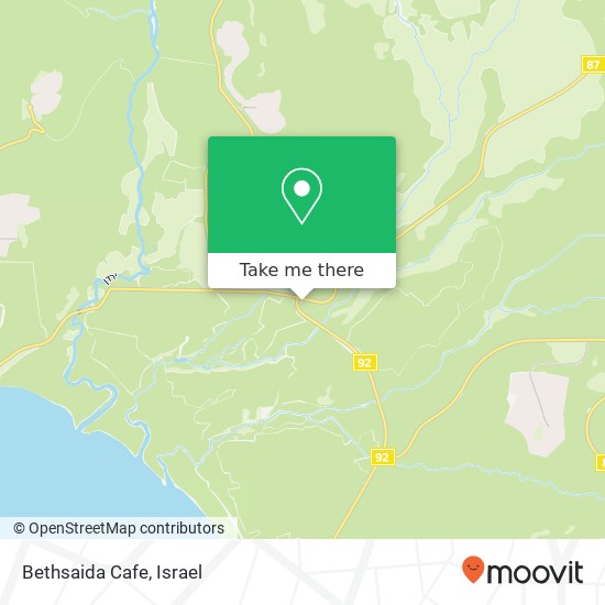 Bethsaida Cafe map