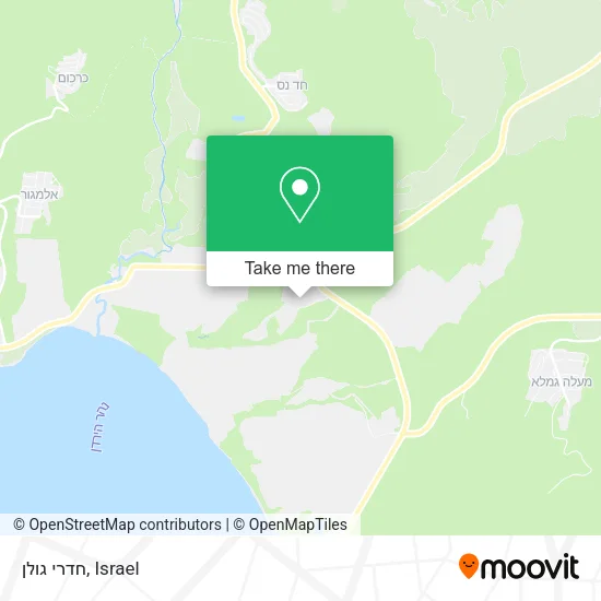 Карта חדרי גולן