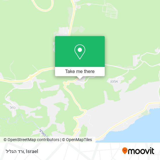 ורד הגליל map