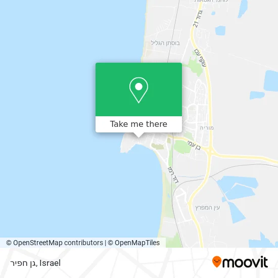 Карта גן חפיר