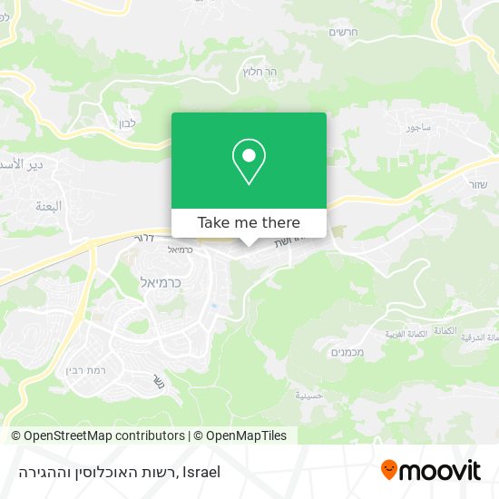 רשות האוכלוסין וההגירה map