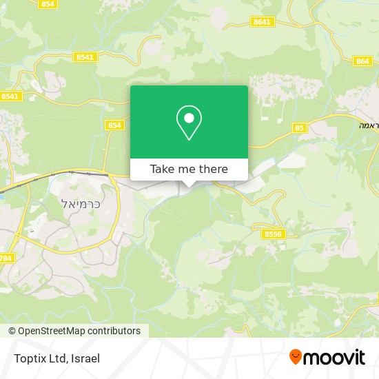 Toptix Ltd map