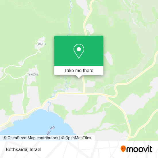 Bethsaida map